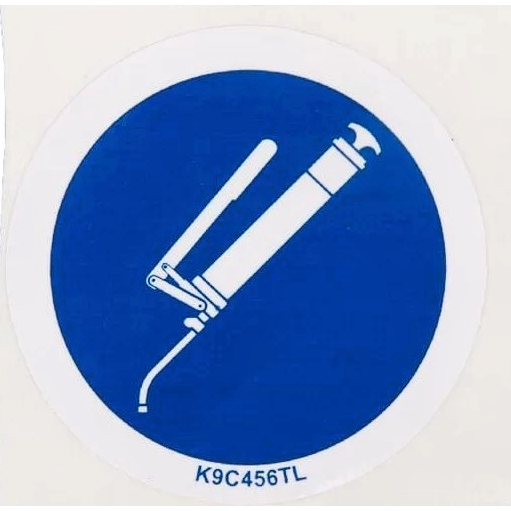 KUHN PICTO.T GREASE POINT STICKER / DECAL K9C456TL – Agri Service Parts