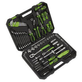Siegen 135-piece mechanic’s tool kit in storage case