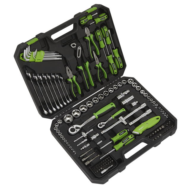 Siegen 135-piece mechanic’s tool kit in storage case