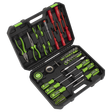 Siegen 73-piece screwdriver and bit tool kit