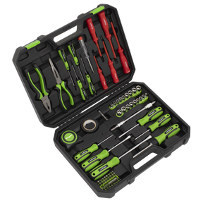 Siegen 73-piece screwdriver and bit tool kit