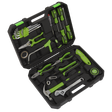 Siegen 24-piece hand tool kit in its storage case
