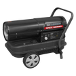 Sealey AB1008 direct-fired kerosene/diesel heater with wheels