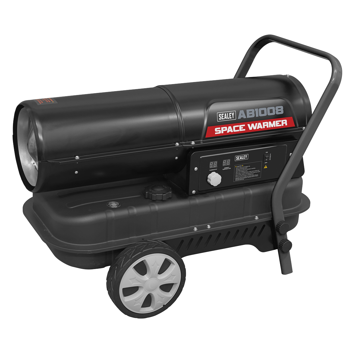 Sealey AB1008 direct-fired kerosene/diesel heater with wheels