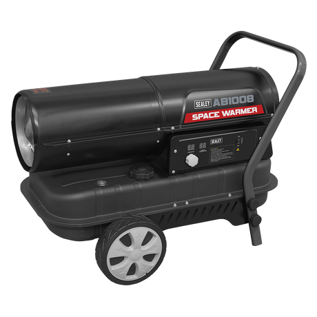 Sealey AB1008 direct-fired kerosene/diesel heater with wheels