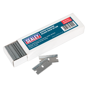 Sealey AK867B100 pack of 100 razor scraper blades