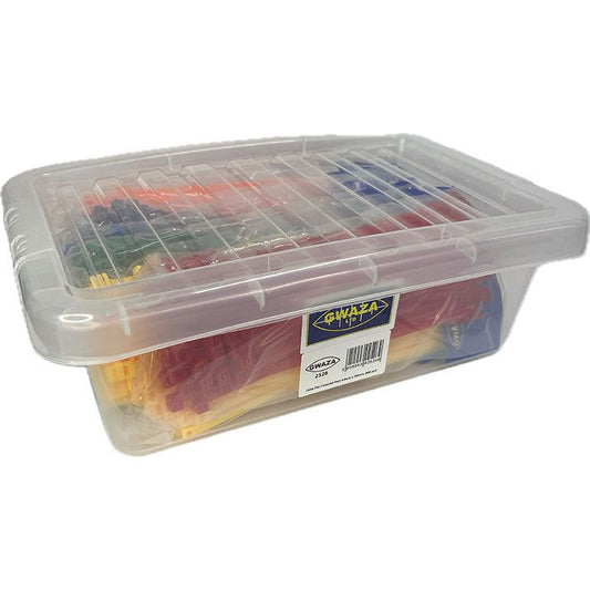 Cable Ties Coloured Pack 4.8mm x 200mm (600pcs)