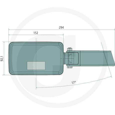NIGHTSHIFT 60W LED work light dimensions, part 46480349