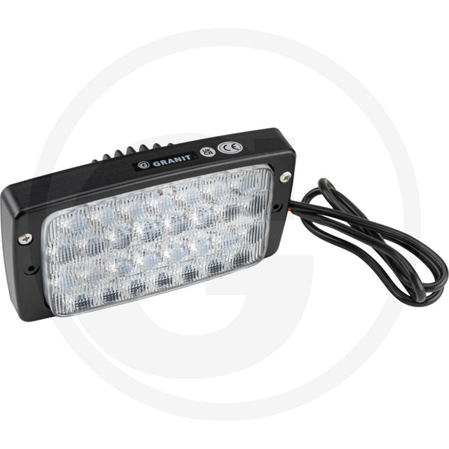 NIGHTSHIFT rectangular LED work light, front view