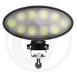 NIGHTSHIFT oval 63W LED work light front view
