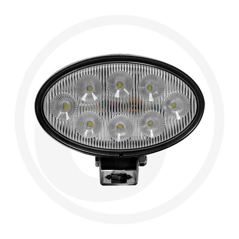 56W oval NIGHTSHIFT LED work light, front view