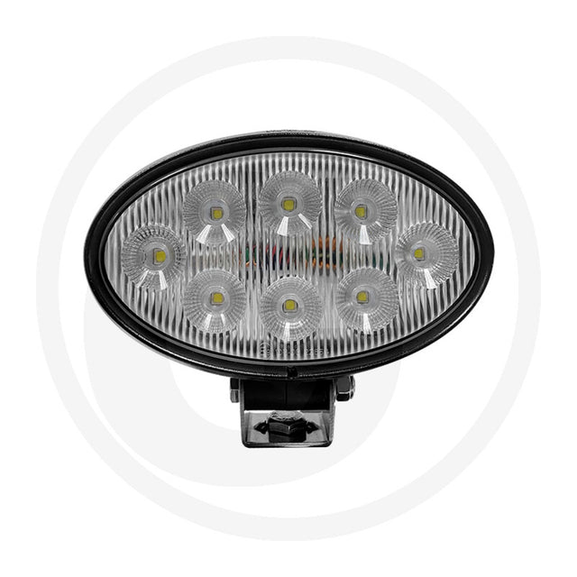 56W oval NIGHTSHIFT LED work light, front view