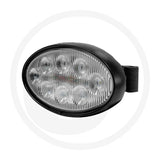 56W oval LED work light, side view