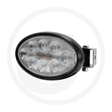 56W oval LED work light, mounting view