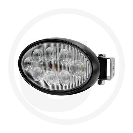 56W oval LED work light, mounting view