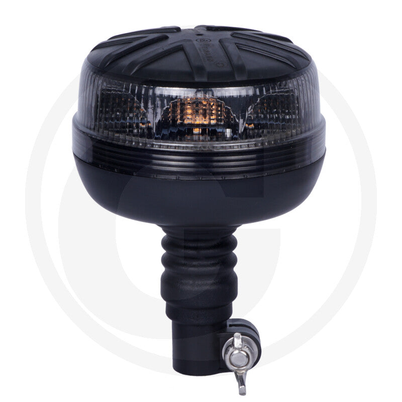 NIGHTSHIFT 10W grey LED beacon, socket-pipe mounting