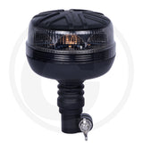 NIGHTSHIFT 10W grey LED beacon, socket-pipe mounting