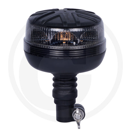 NIGHTSHIFT 10W grey LED beacon, socket-pipe mounting