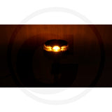 NIGHTSHIFT 10W grey LED beacon, illuminated
