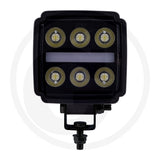 NIGHTSHIFT 40W LED work light with red/white position light, alternate view
