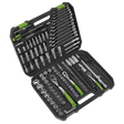 Siegen 219-piece socket set in storage case