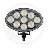 NIGHTSHIFT 32.9W oval LED work light, side view