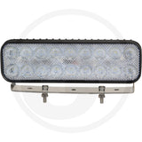 Slim 25.5W rectangular LED work light, rear view
